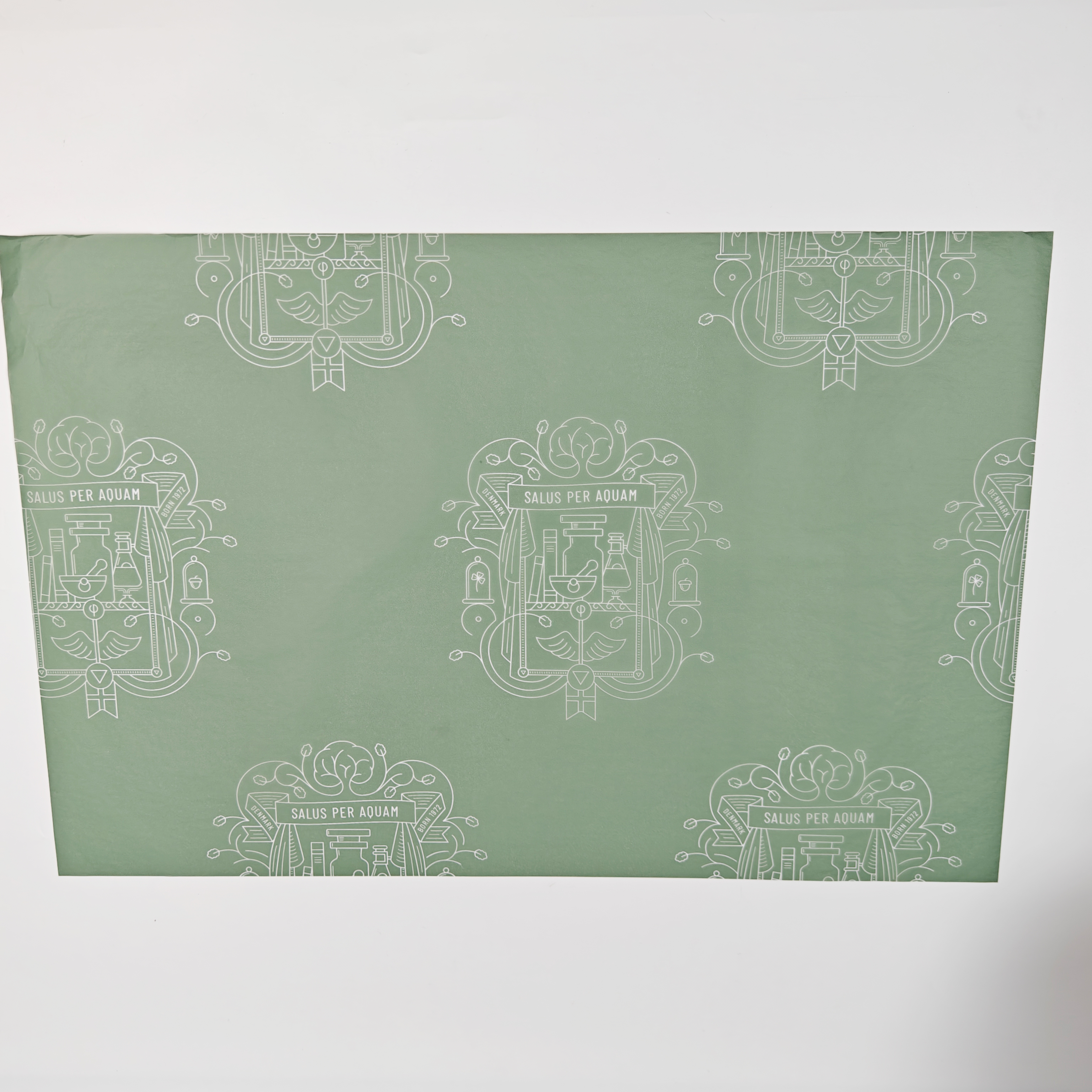 Custom Printed Logo 17g Silk Tissue Paper  Low MOQ High Quality Wrapping Tissue Paper for Gift & Skincare Packaging