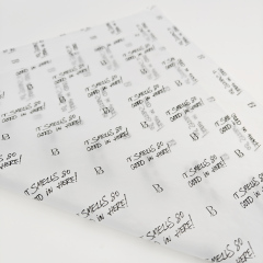 Custom Designed Eco-Friendly Tissue Paper Free Sample Your Own Logo High Quality White Wrapping Paper 50x70cm