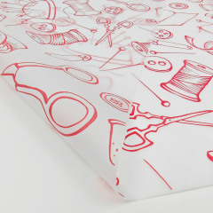 Recycled Custom Logo Tissue Paper 50x70cm Silk Screen Printed Wrapping Paper Factory Wholesale for Gifts & Apparel