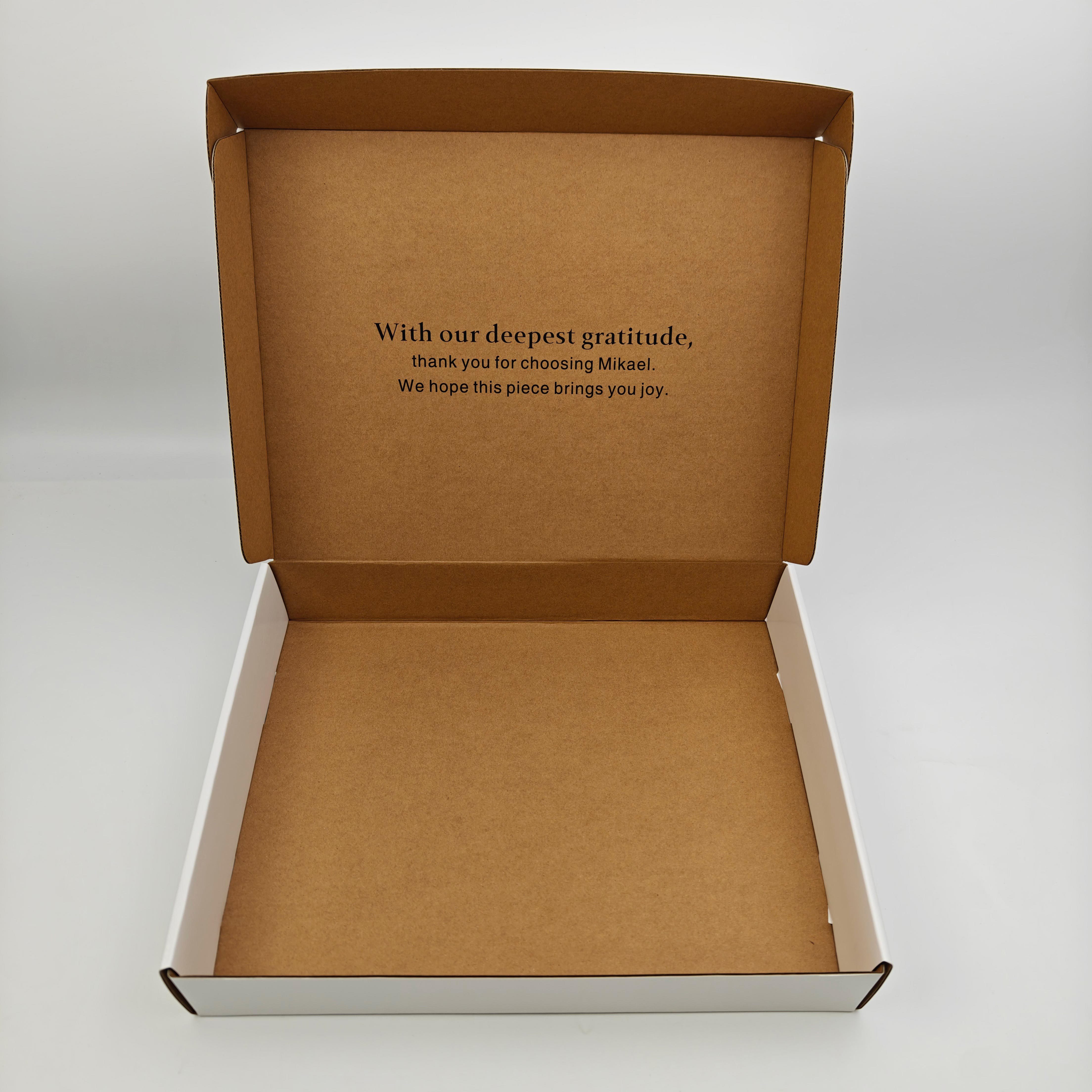 Glossy Gift Mailer Packaging with Custom Logo Design