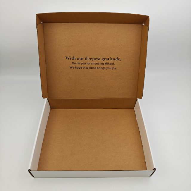 Glossy Gift Mailer Packaging with Custom Logo Design