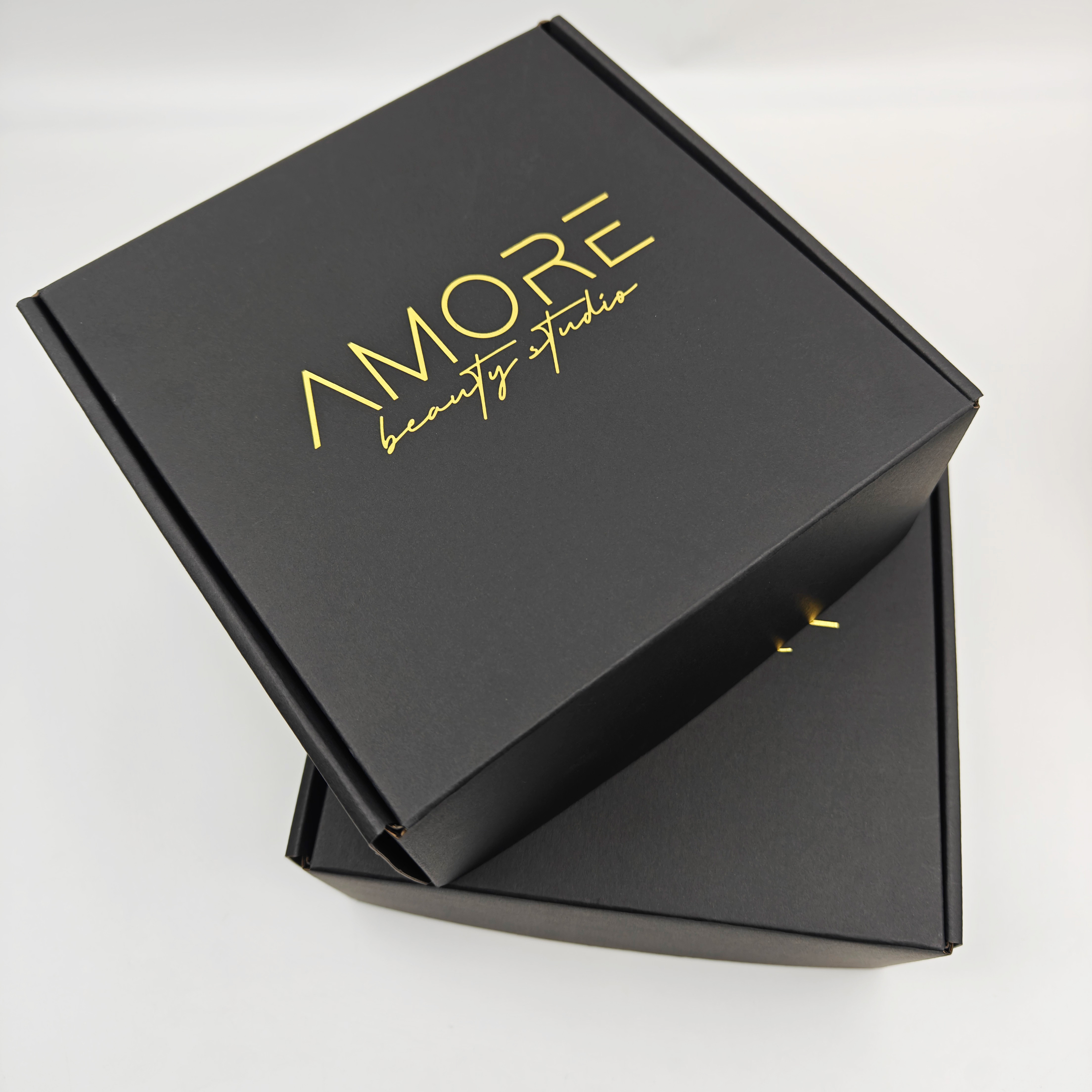Custom Logo Printed Large Black Cardboard Boxes