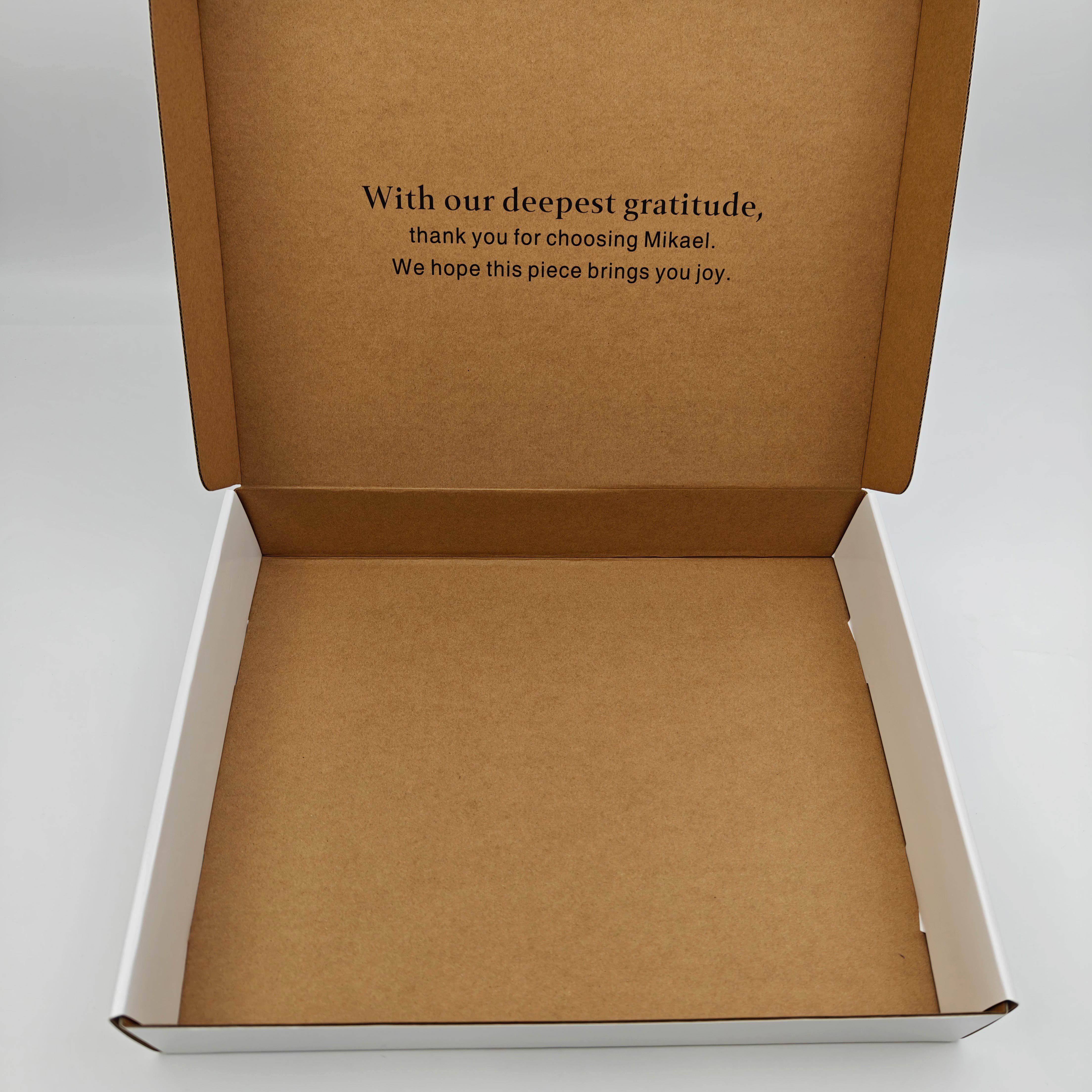Glossy Gift Mailer Packaging with Custom Logo Design