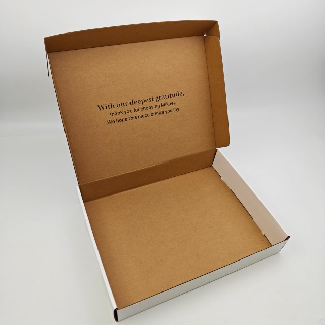 Glossy Gift Mailer Packaging with Custom Logo Design
