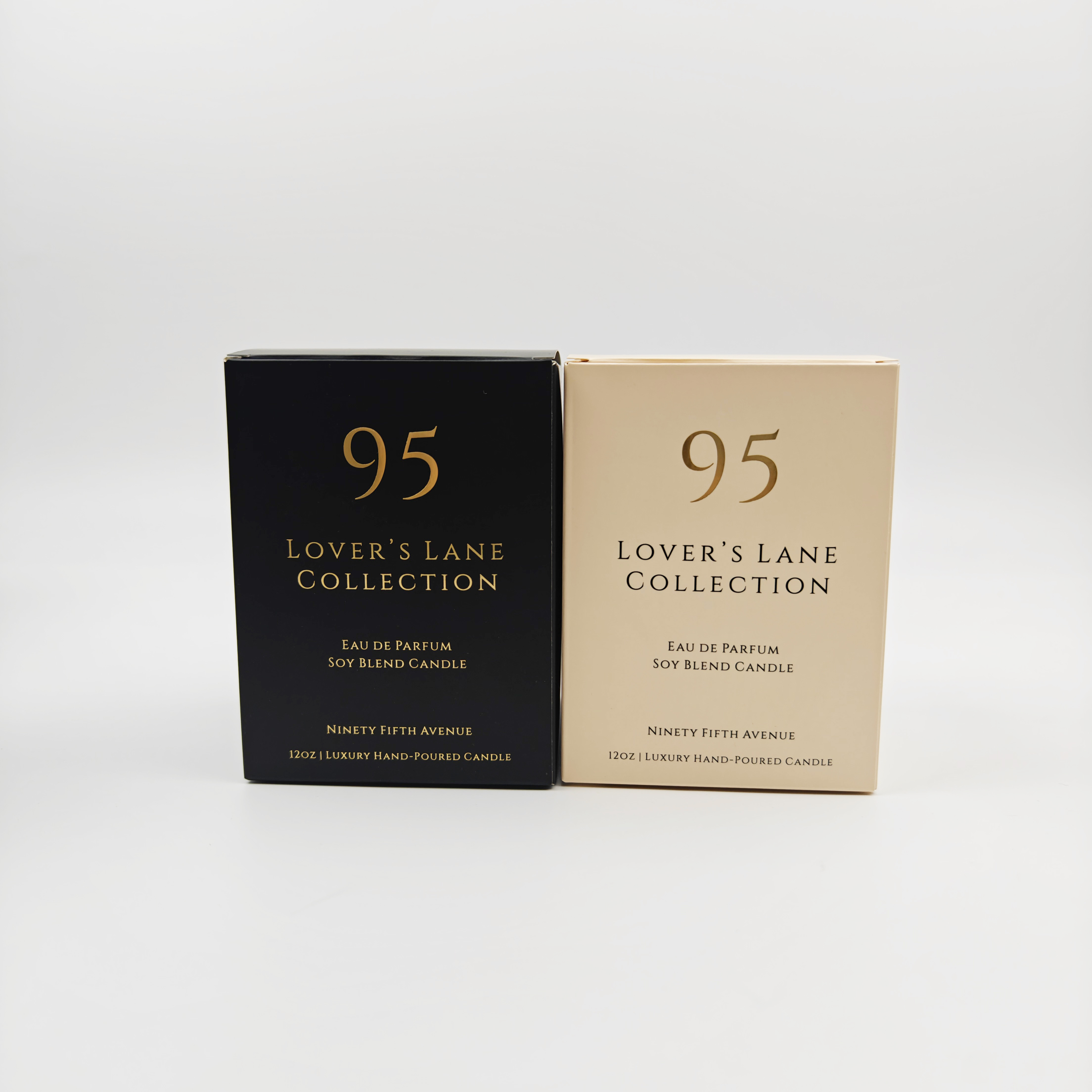 Luxury Recyclable Gold Foil Candle Boxes