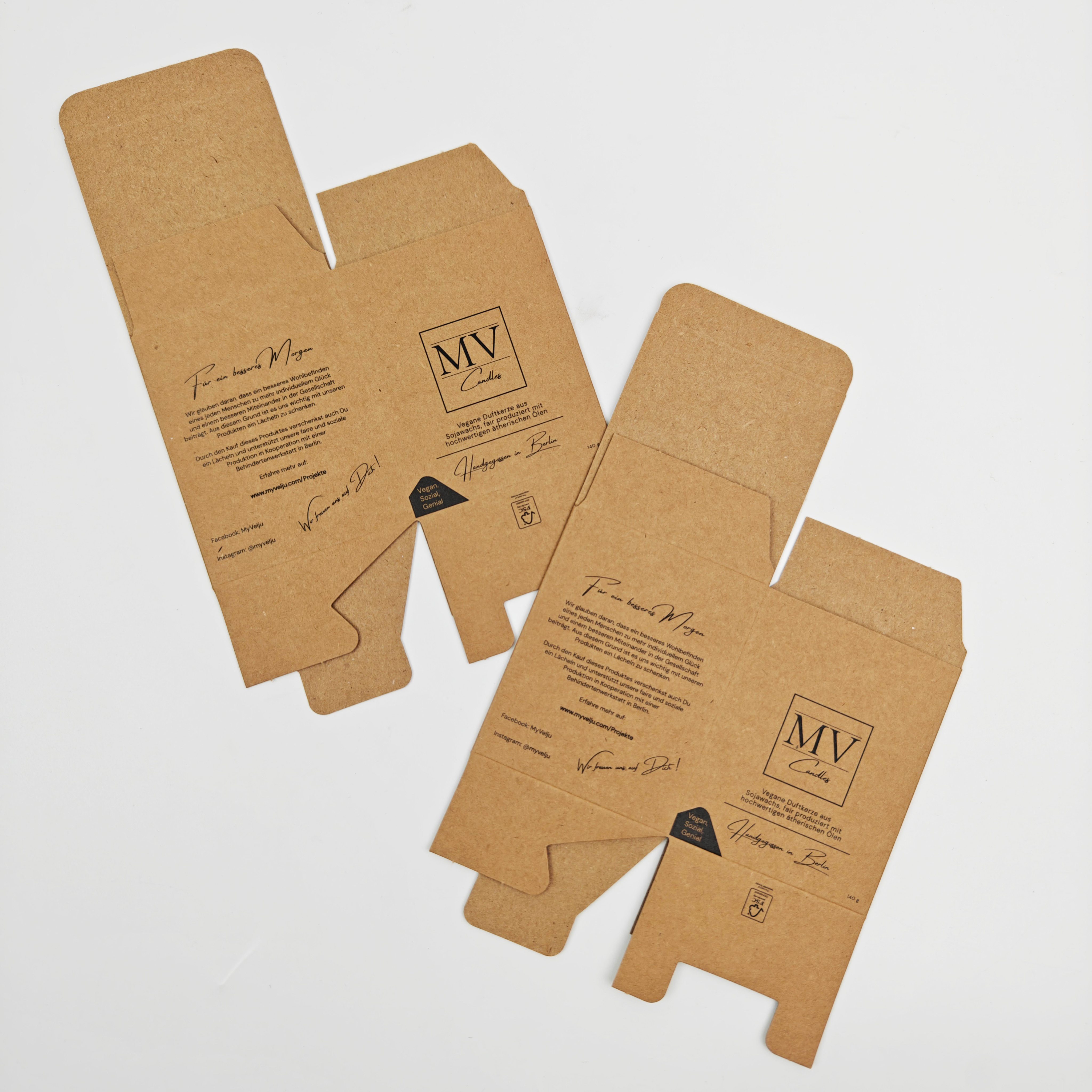 Wholesale Custom Foldable Luxury Kraft Shipping Packaging Boxes for Scented Candles