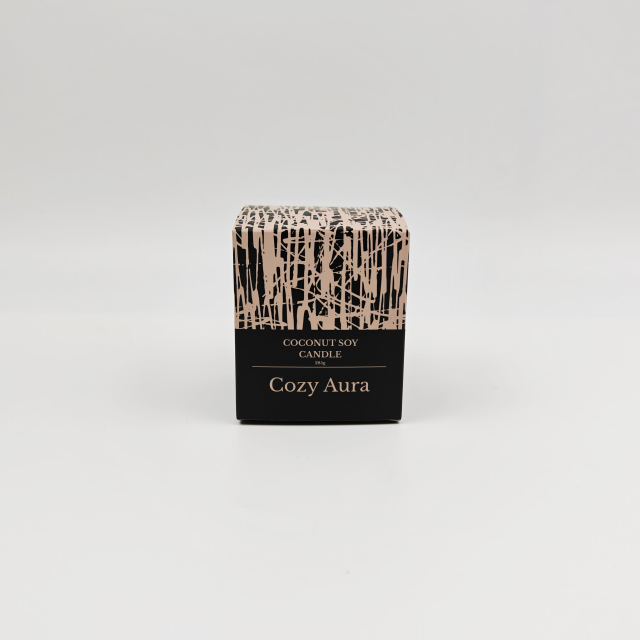 Luxury High Quality Matte Lamination Black Card Paper Foldable Gift Box