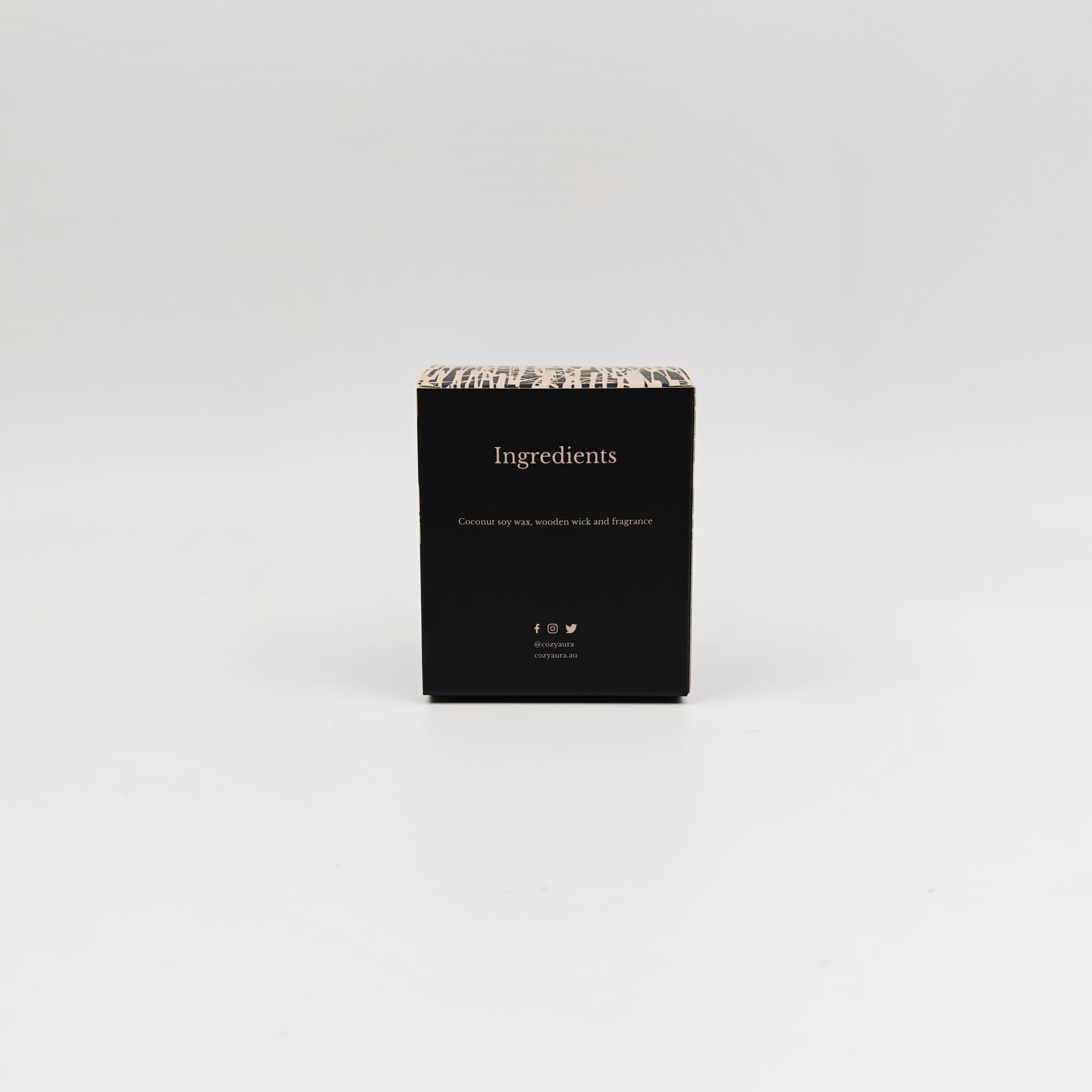Luxury High Quality Matte Lamination Black Card Paper Foldable Gift Box