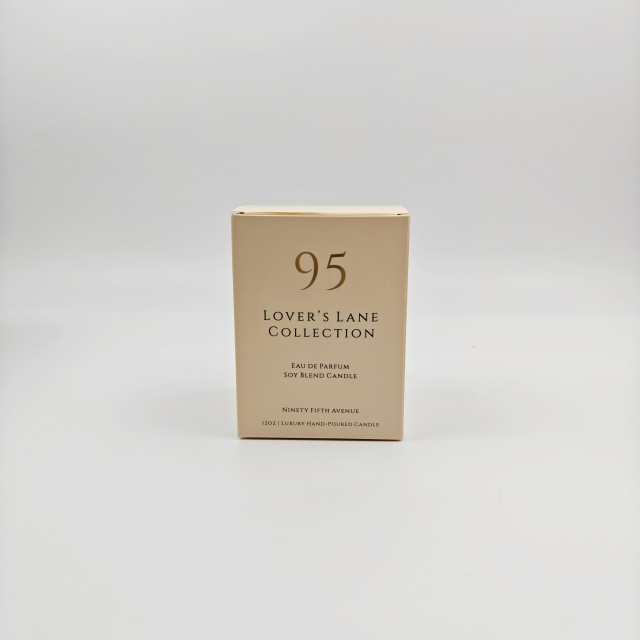 Luxury Recyclable Gold Foil Candle Boxes