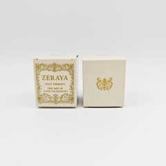 Wholesale Custom Logo Glossy Finish Small Paper Boxes For Candles