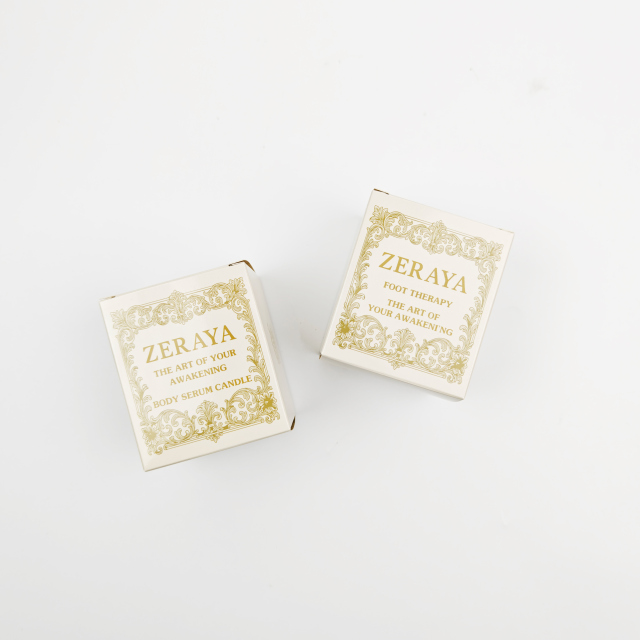 Wholesale Custom Logo Glossy Finish Small Paper Boxes For Candles