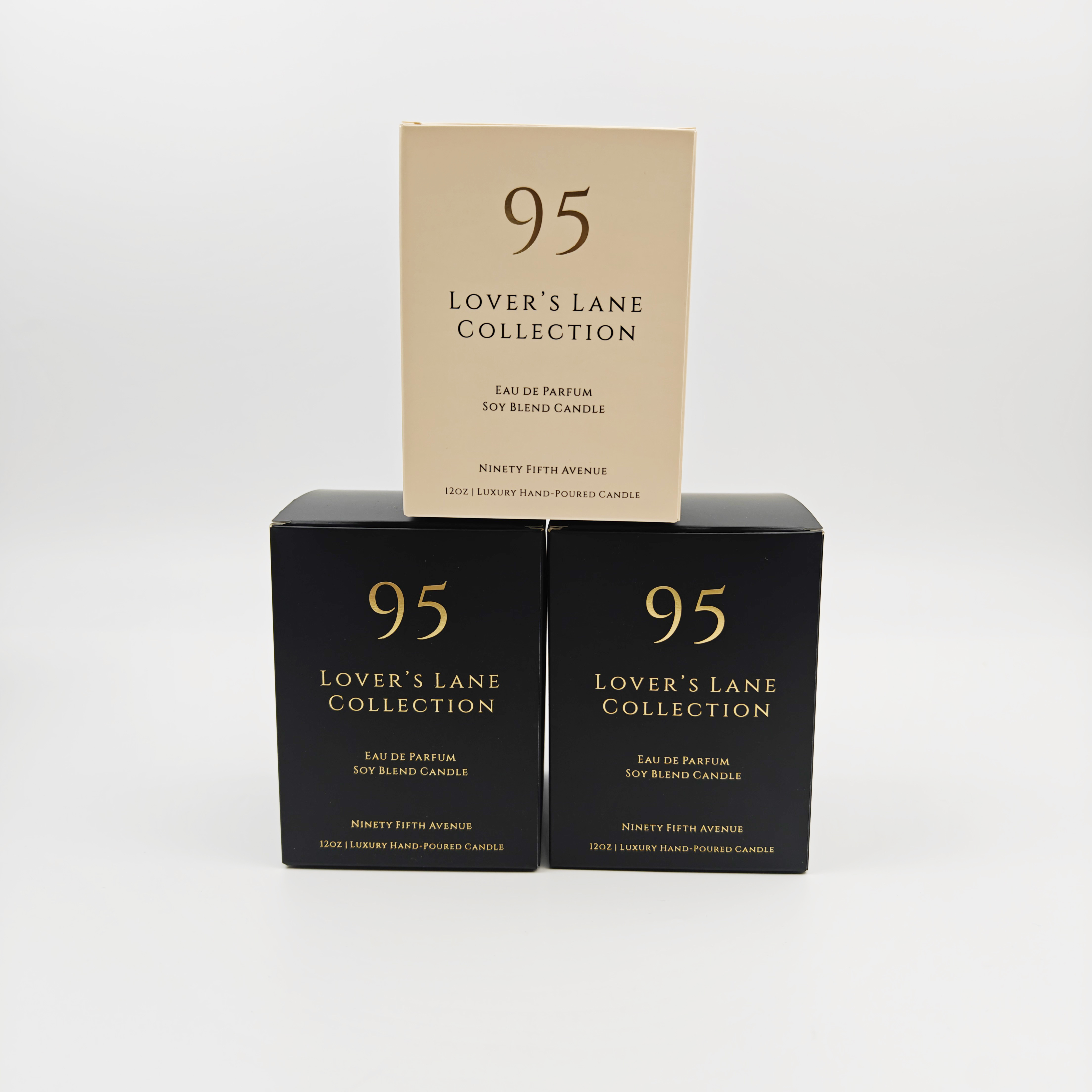 Luxury Recyclable Gold Foil Candle Boxes