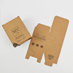 Wholesale Custom Foldable Luxury Kraft Shipping Packaging Boxes for Scented Candles