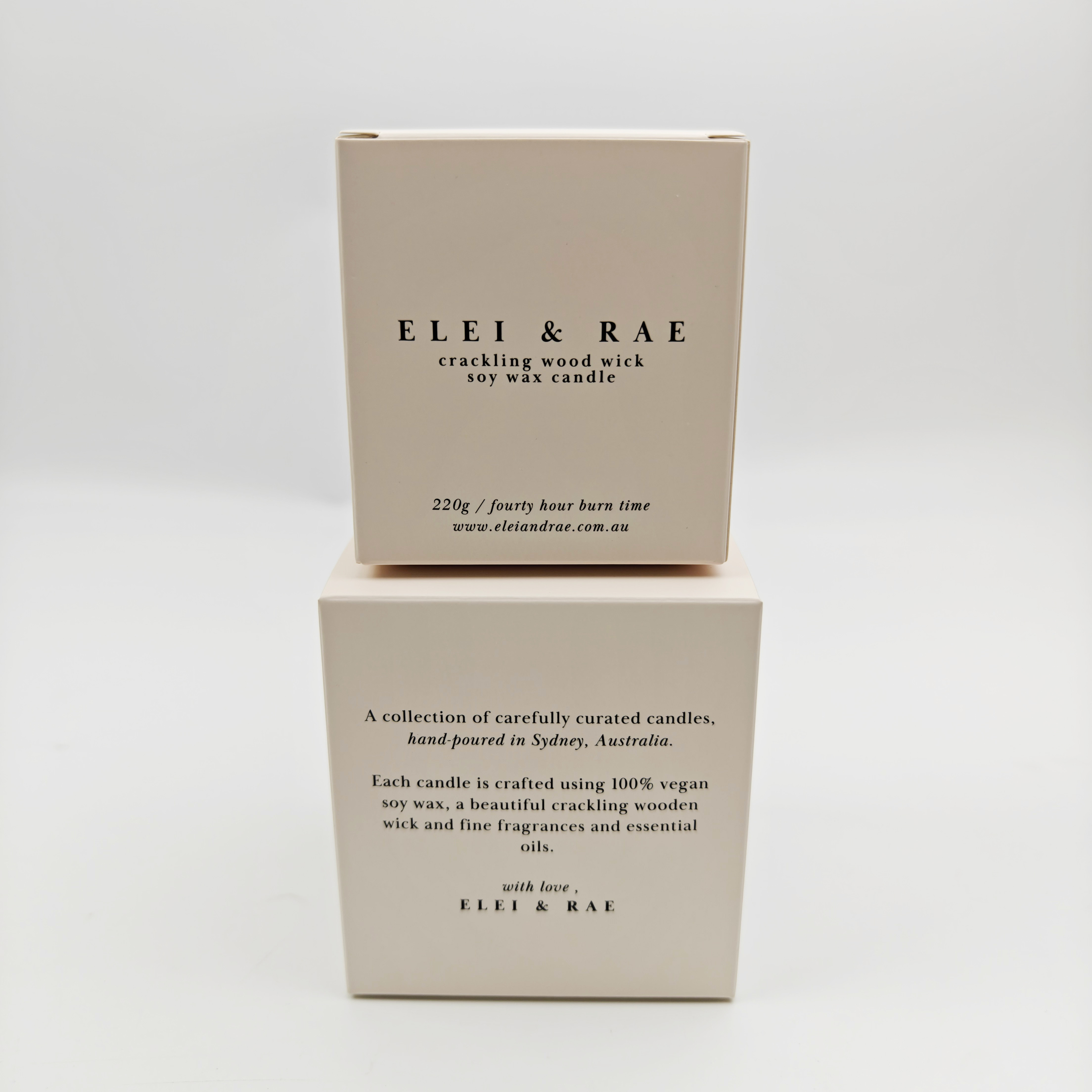 Customizable White Kraft Packaging Boxes With Insert For Luxury Candles