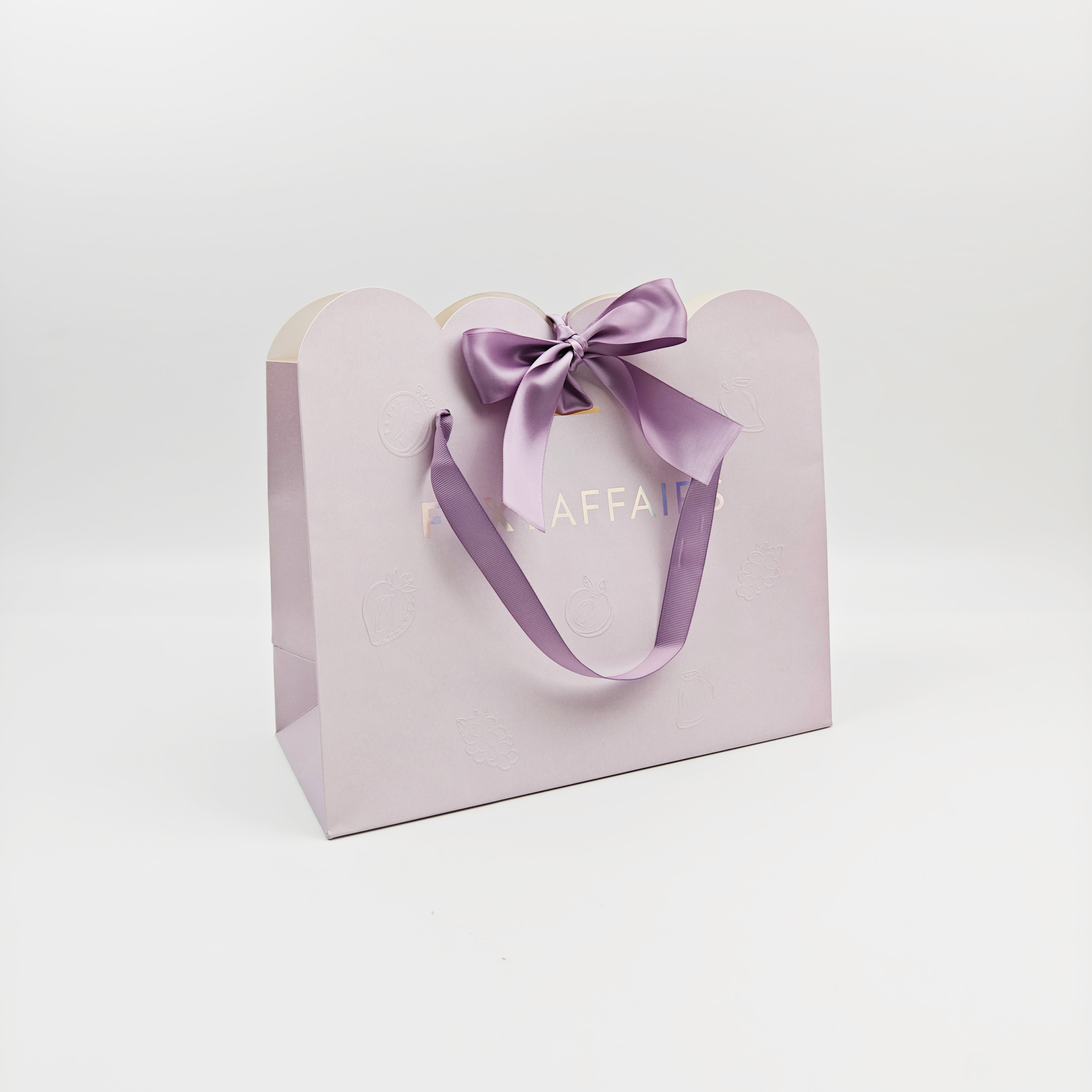 Luxury Paper Bags with Ribbon Handles Custom Printed Luxury Paper Packaging Bags