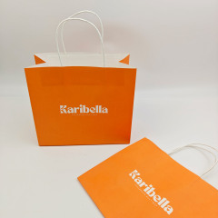 Eco-Friendly Custom Kraft Paper Bags With Handles Perfect for Food & Retail Shopping