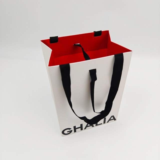 Custom Logo Double-sided printing Reusable Paper Bags Luxury Wholesale Gift & Shopping Bags with Handles for Clothing