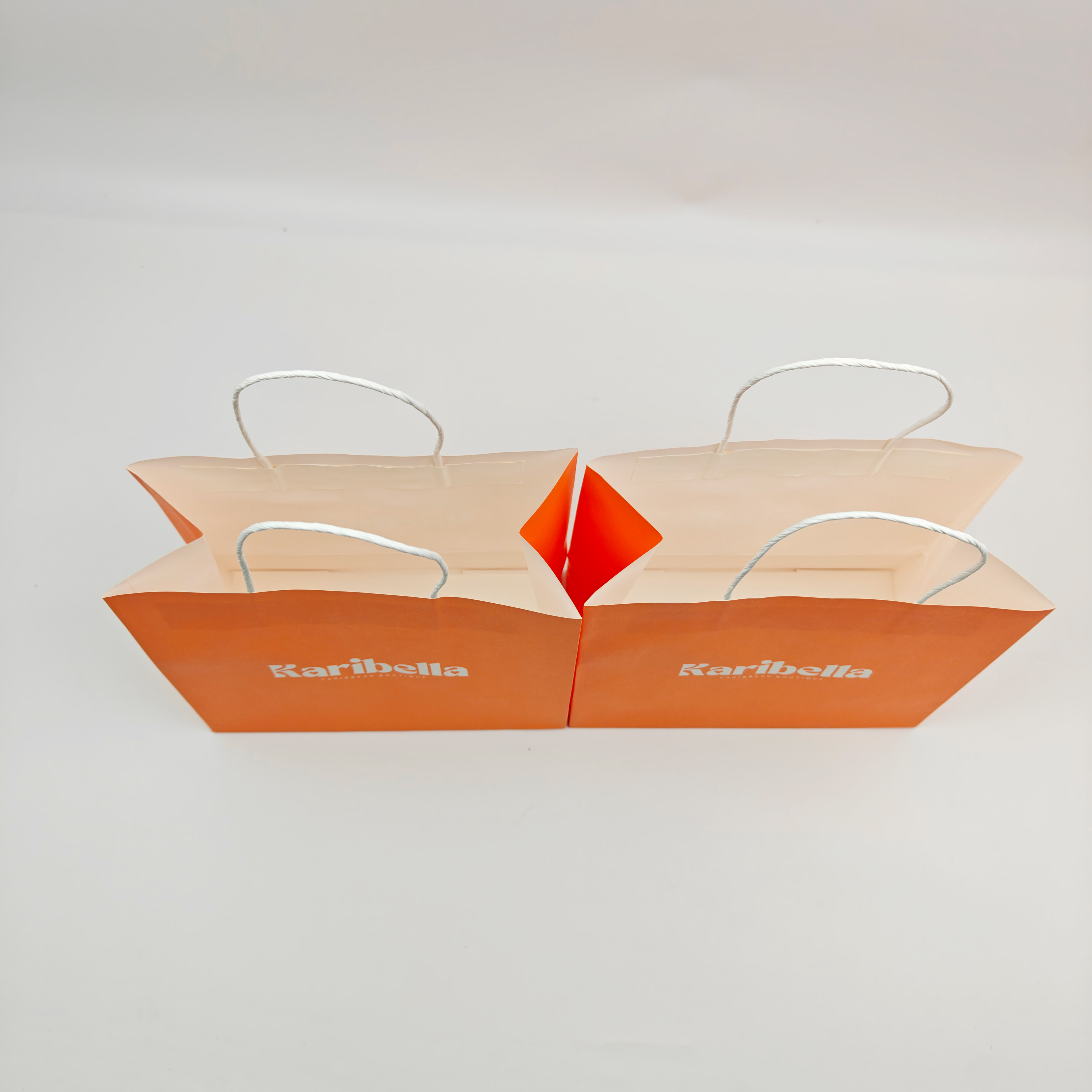 Eco-Friendly Custom Kraft Paper Bags With Handles Perfect for Food & Retail Shopping