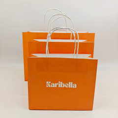 Eco-Friendly Custom Kraft Paper Bags With Handles Perfect for Food & Retail Shopping