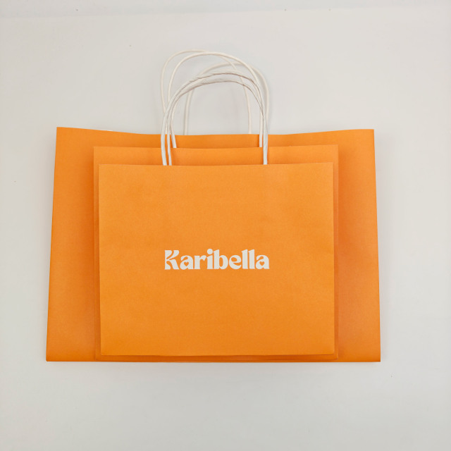 Eco-Friendly Custom Kraft Paper Bags With Handles Perfect for Food & Retail Shopping