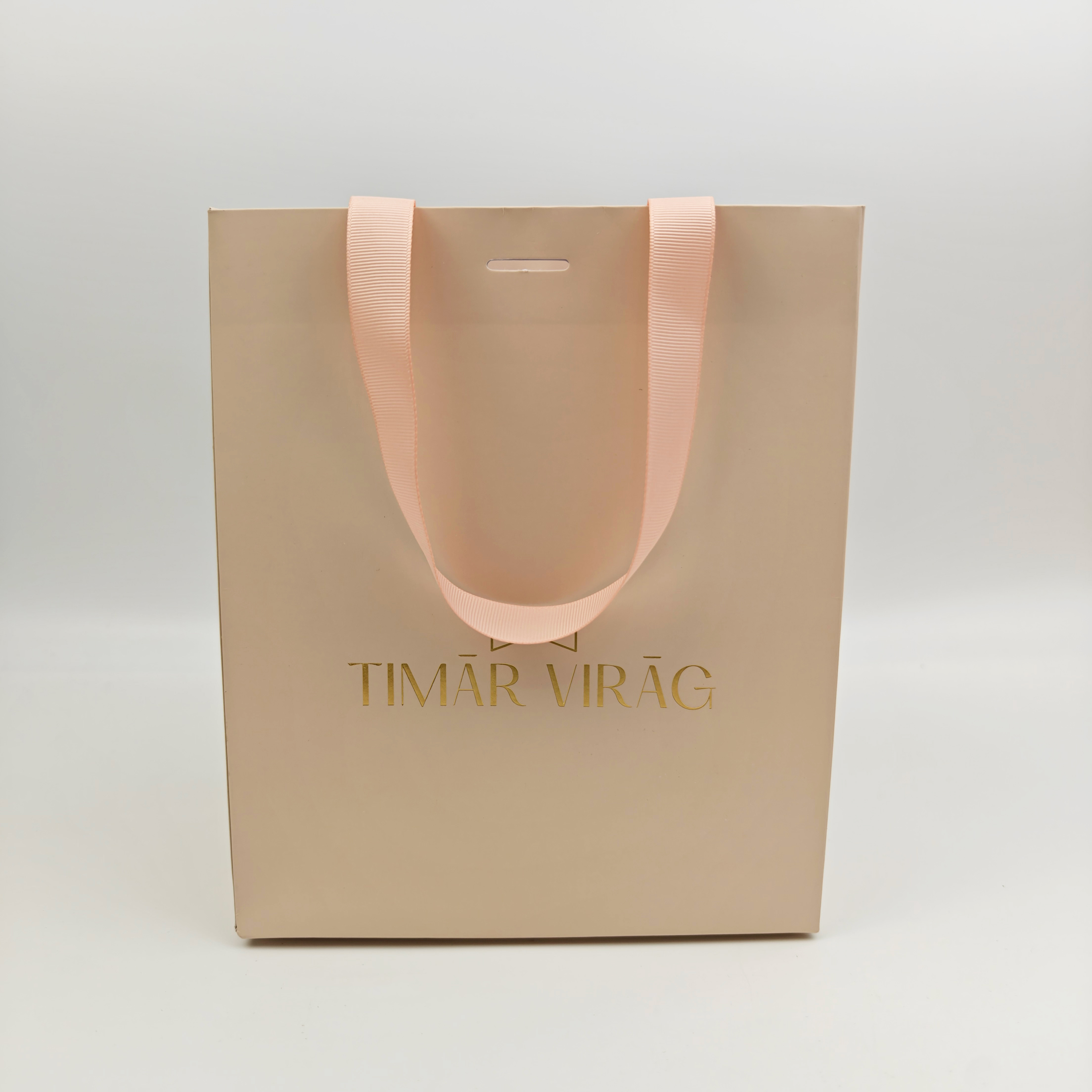 Custom Pink Luxury Paper Bag 250gsm Art Paper with Rope Handle for Jewelry Cosmetic Gift & Clothing Retail Packaging