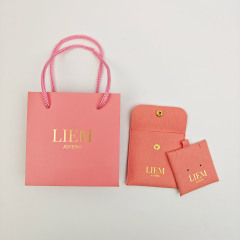 Custom Logo Ribbon Handle Paper Bags Luxury Gift & Shopping Bags for Clothing Retail & Boutiques
