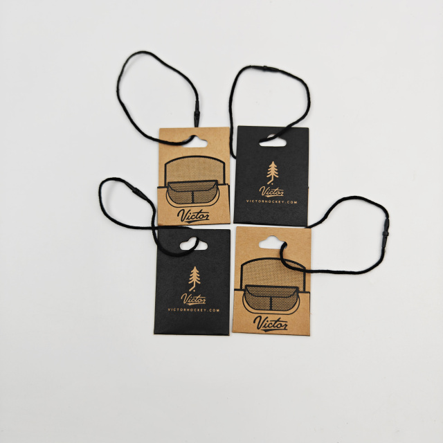 Eco-Friendly Kraft Hang Tags Custom Logo Garment Price Tags for Retail Shoes & Jeans