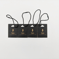Eco-Friendly Kraft Hang Tags Custom Logo Garment Price Tags for Retail Shoes & Jeans