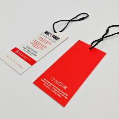 Premium Recycled Paper Garment Tags Eco-Friendly Luxury Hang Tags with Custom Logo