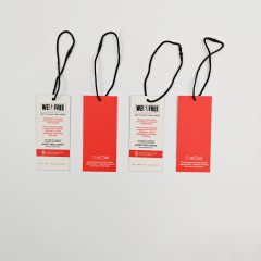 Premium Recycled Paper Garment Tags Eco-Friendly Luxury Hang Tags with Custom Logo