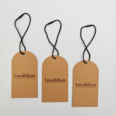 Sustainable Custom Hang Tags Recycled Luxury Kraft Paper