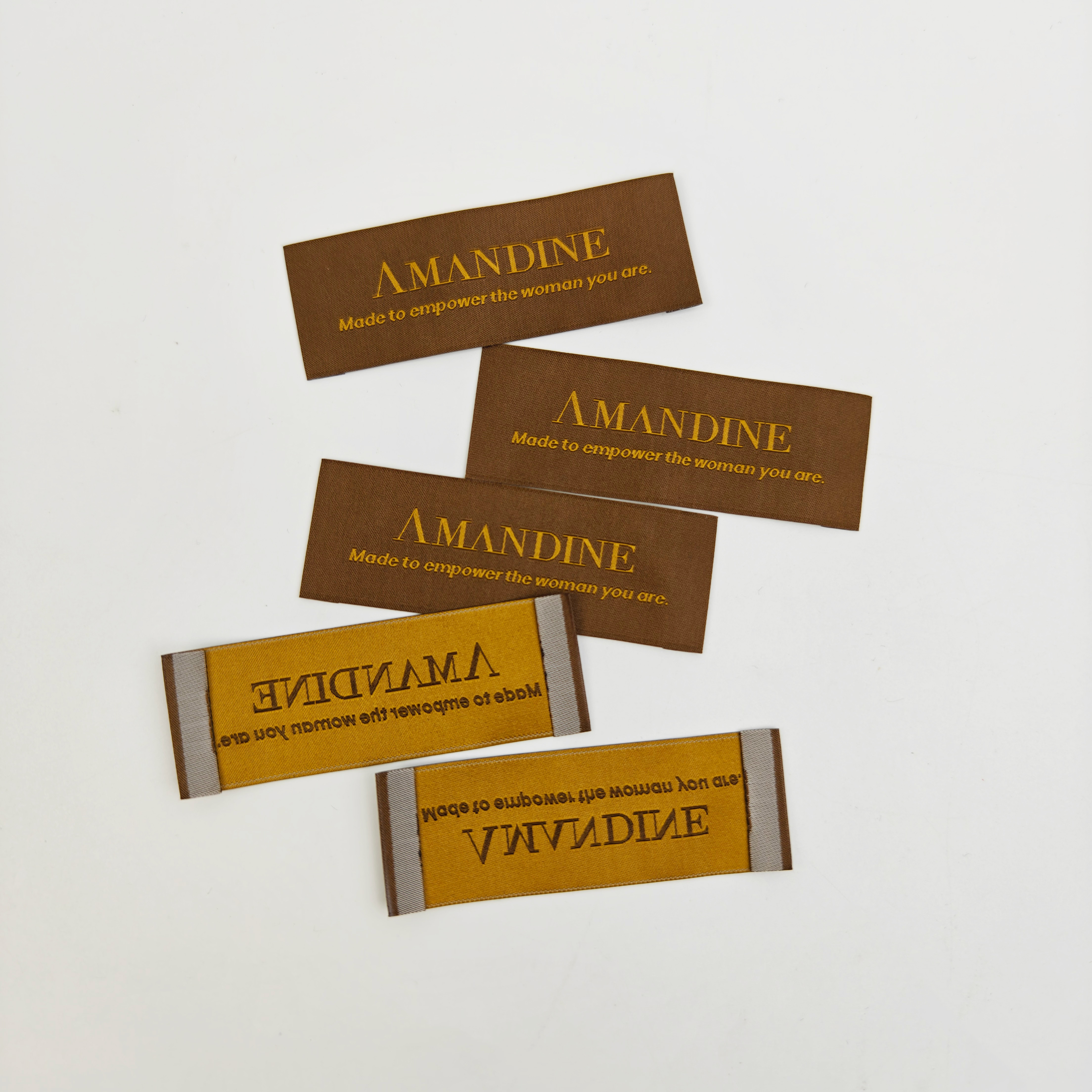 Custom Woven Labels Eco-Friendly Wholesale Garment Label for Security Wear