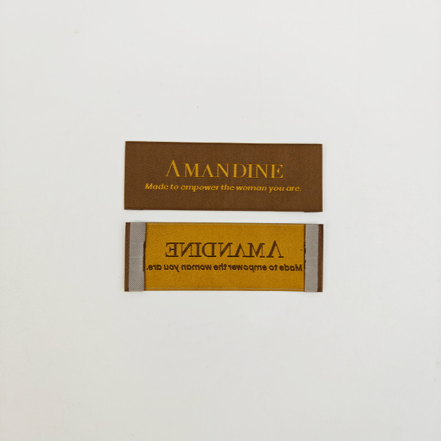 Custom Woven Labels Eco-Friendly Wholesale Garment Label for Security Wear