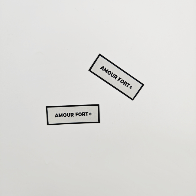 Custom Center Fold Woven Size Labels Wholesale Garment Label with Free Design & Your Logo