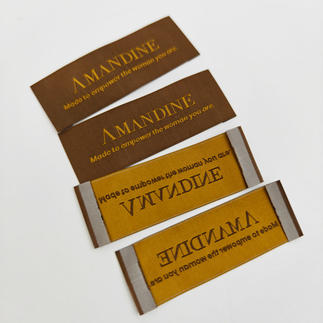 Custom Woven Labels Eco-Friendly Wholesale Garment Label for Security Wear
