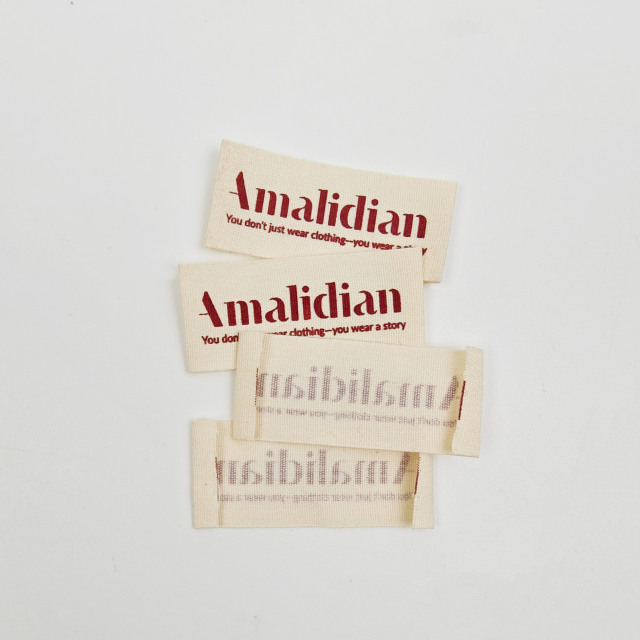 Premium Custom Garment Printed Labels for Organic Apparel