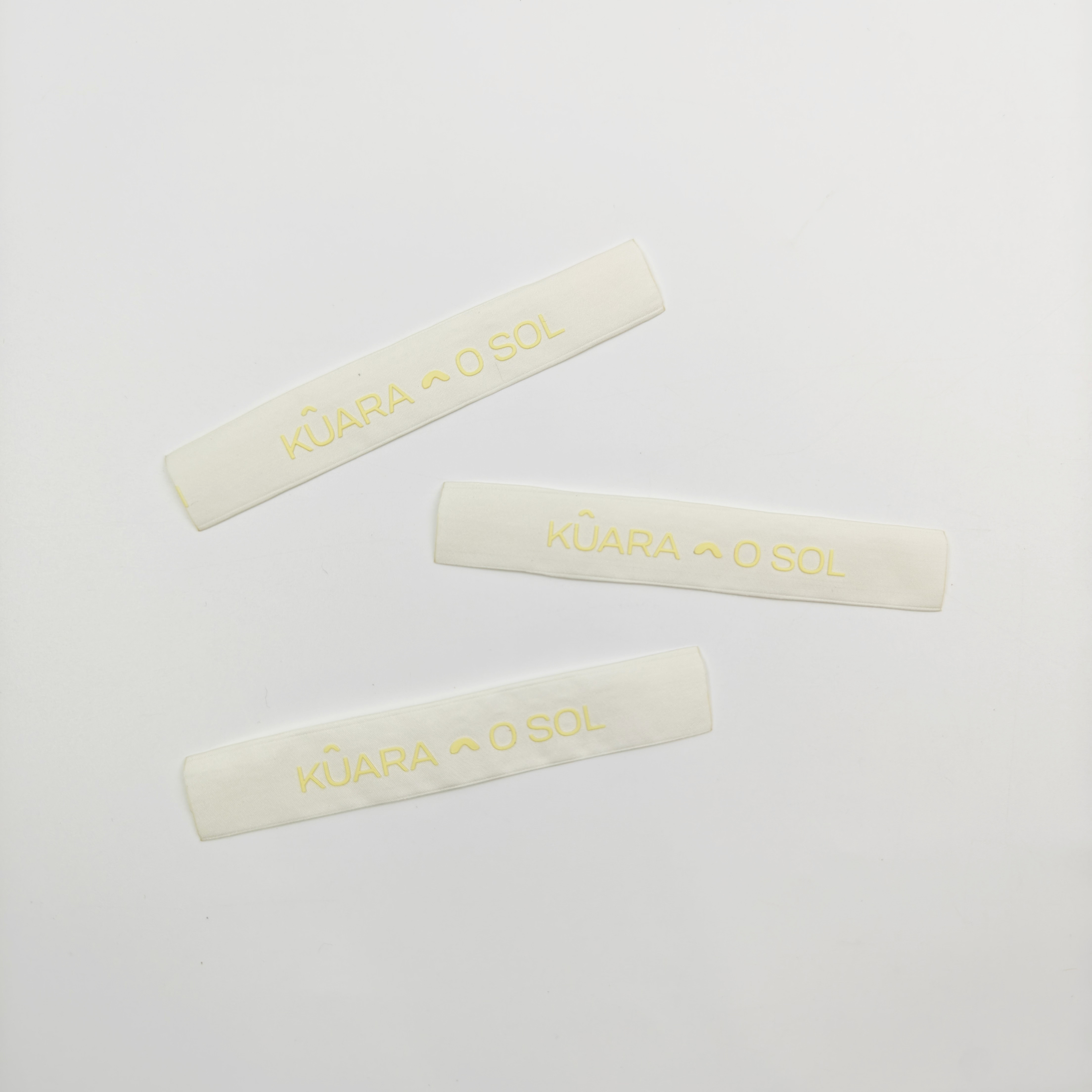 Luxury Printed Neck Labels with 3D Silicone Logo Custom Cotton Clothing Labels for Garments & Gear