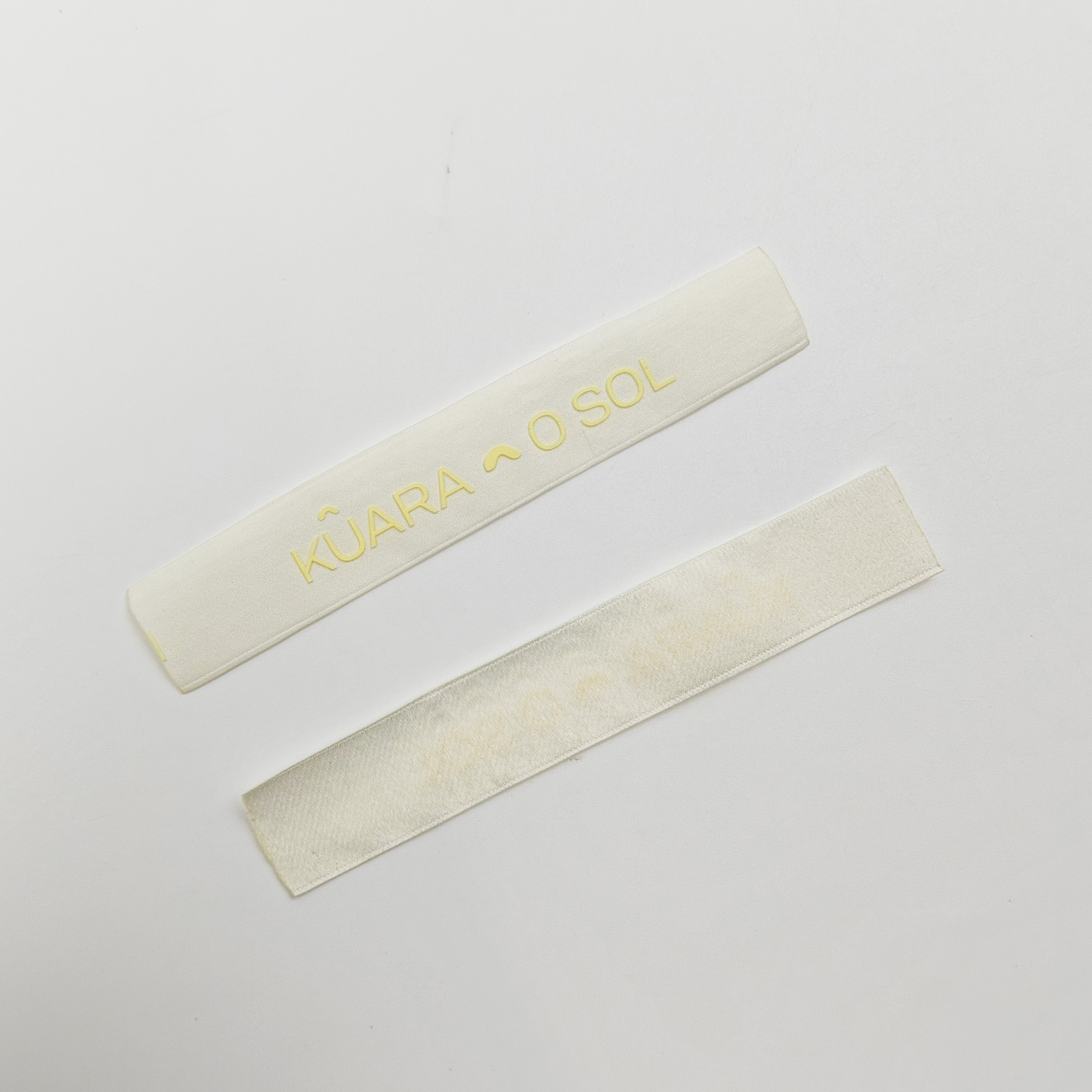 Luxury Printed Neck Labels with 3D Silicone Logo Custom Cotton Clothing Labels for Garments & Gear