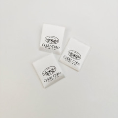 Custom Wash & Care Printed Labels for Garments Durable Satin Clothing Label
