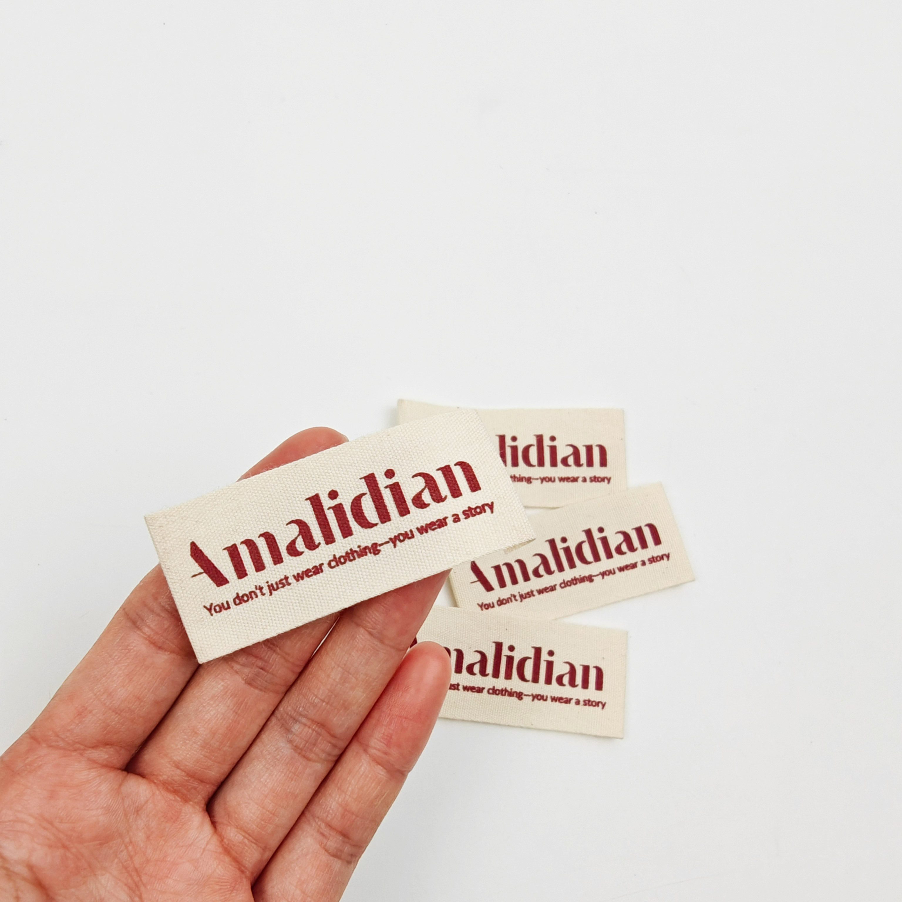 Premium Custom Garment Printed Labels for Organic Apparel
