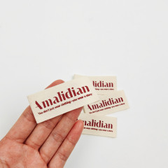 Premium Custom Garment Printed Labels for Organic Apparel