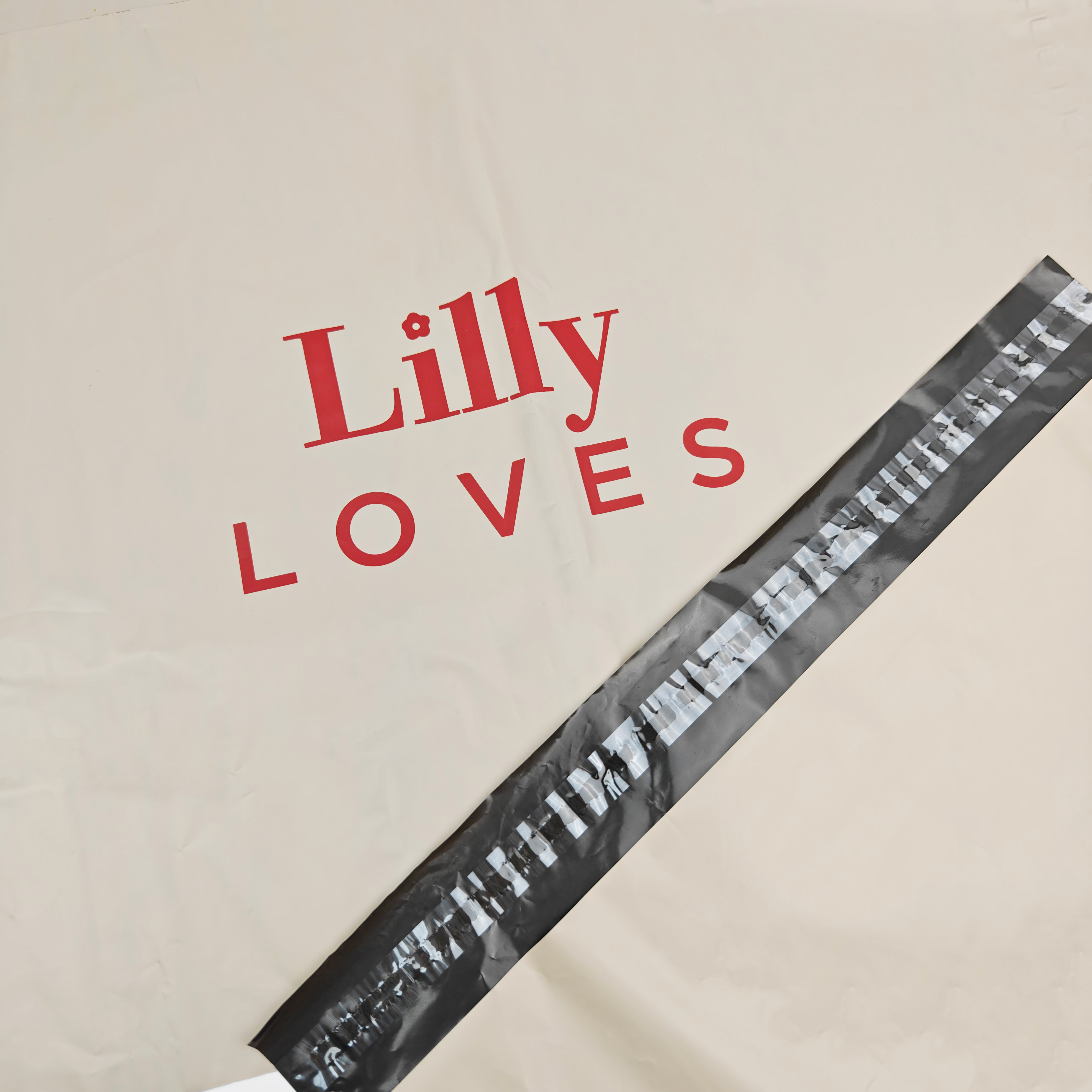 INFFY Custom Recyclable Poly Courier Bags Mailing Envelopes with Logo for Apparel Shipping