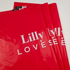 INFFY Custom Frosted Shipping Bags  4C Logo Printing Recyclable & Shock-Proof for Apparel