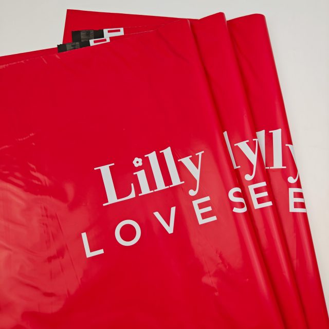 INFFY Custom Frosted Shipping Bags  4C Logo Printing Recyclable & Shock-Proof for Apparel