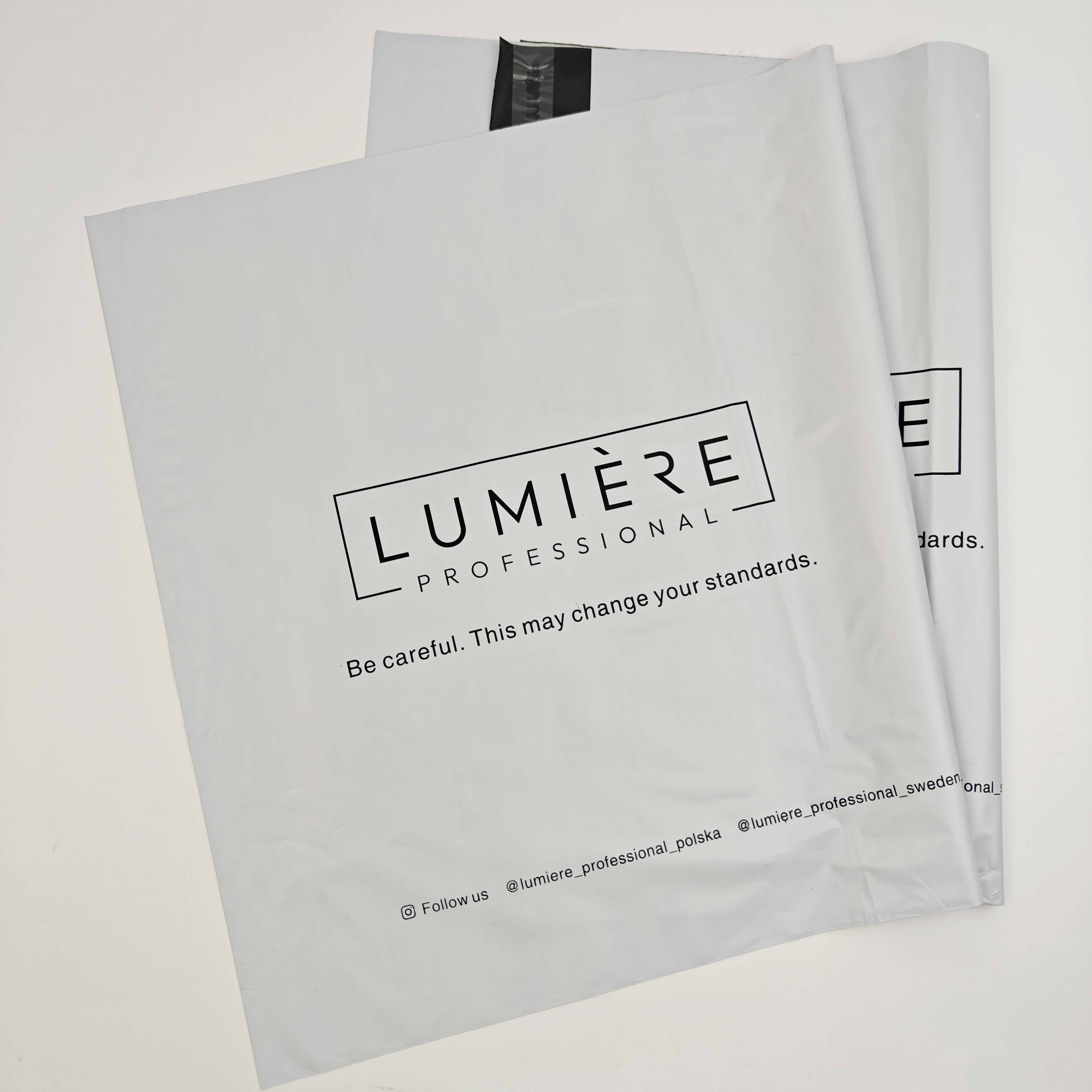 INFFY Biodegradable Poly Mailers with Custom Logo Waterproof Shipping Bags for Clothing