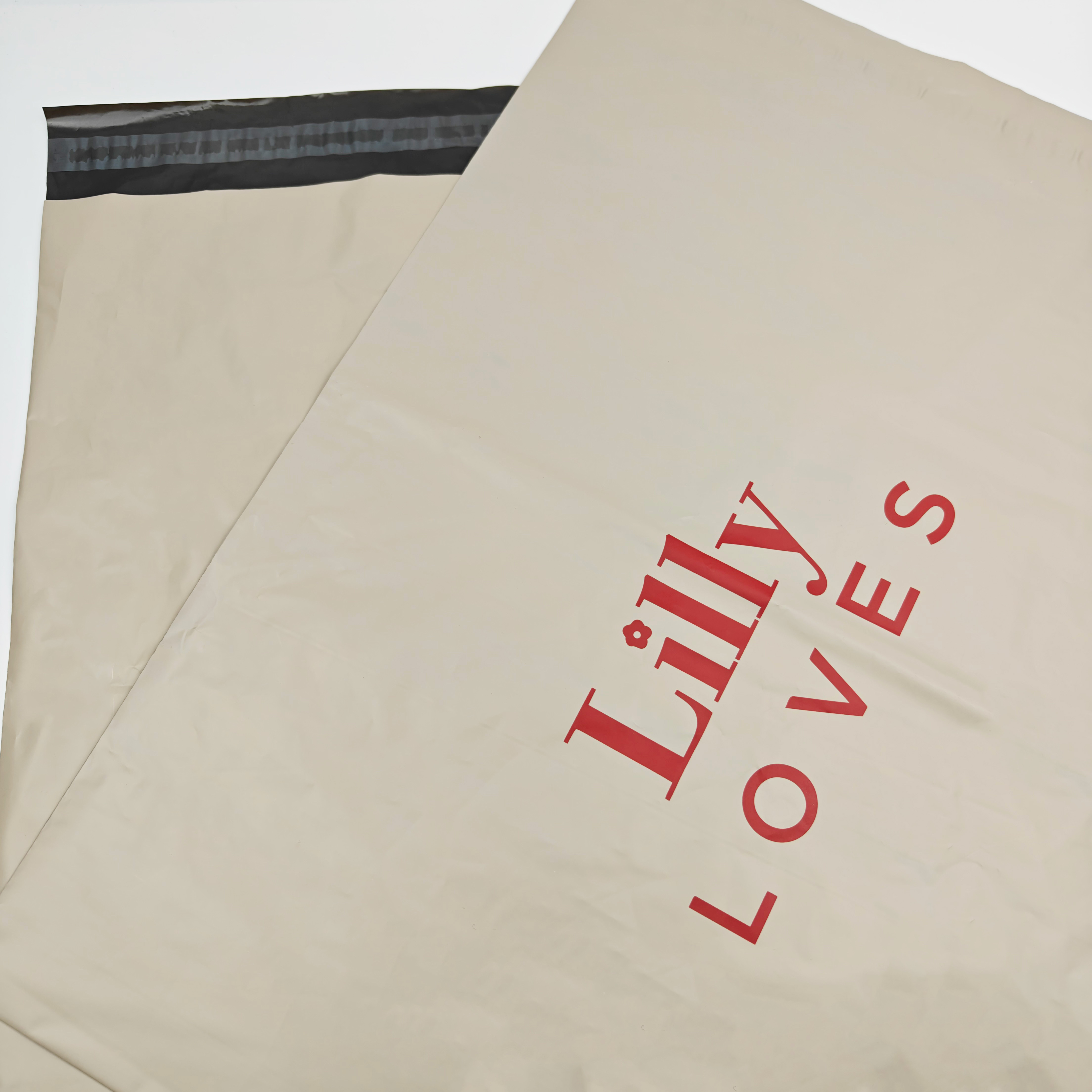 INFFY Custom Recyclable Poly Courier Bags Mailing Envelopes with Logo for Apparel Shipping