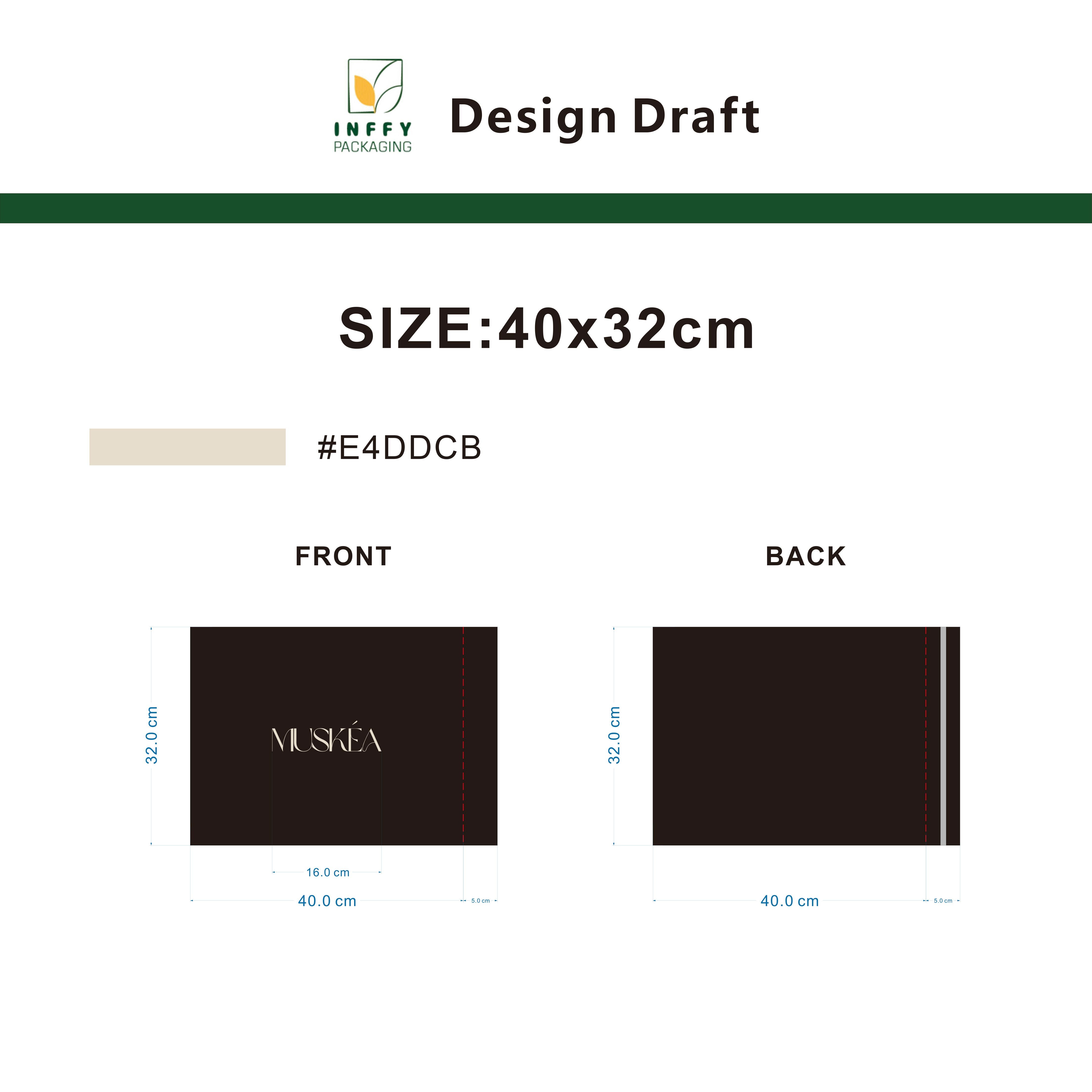INFFY Eco-Friendly Custom Shipping Bags with Logo Poly Mailers for Clothing Brands