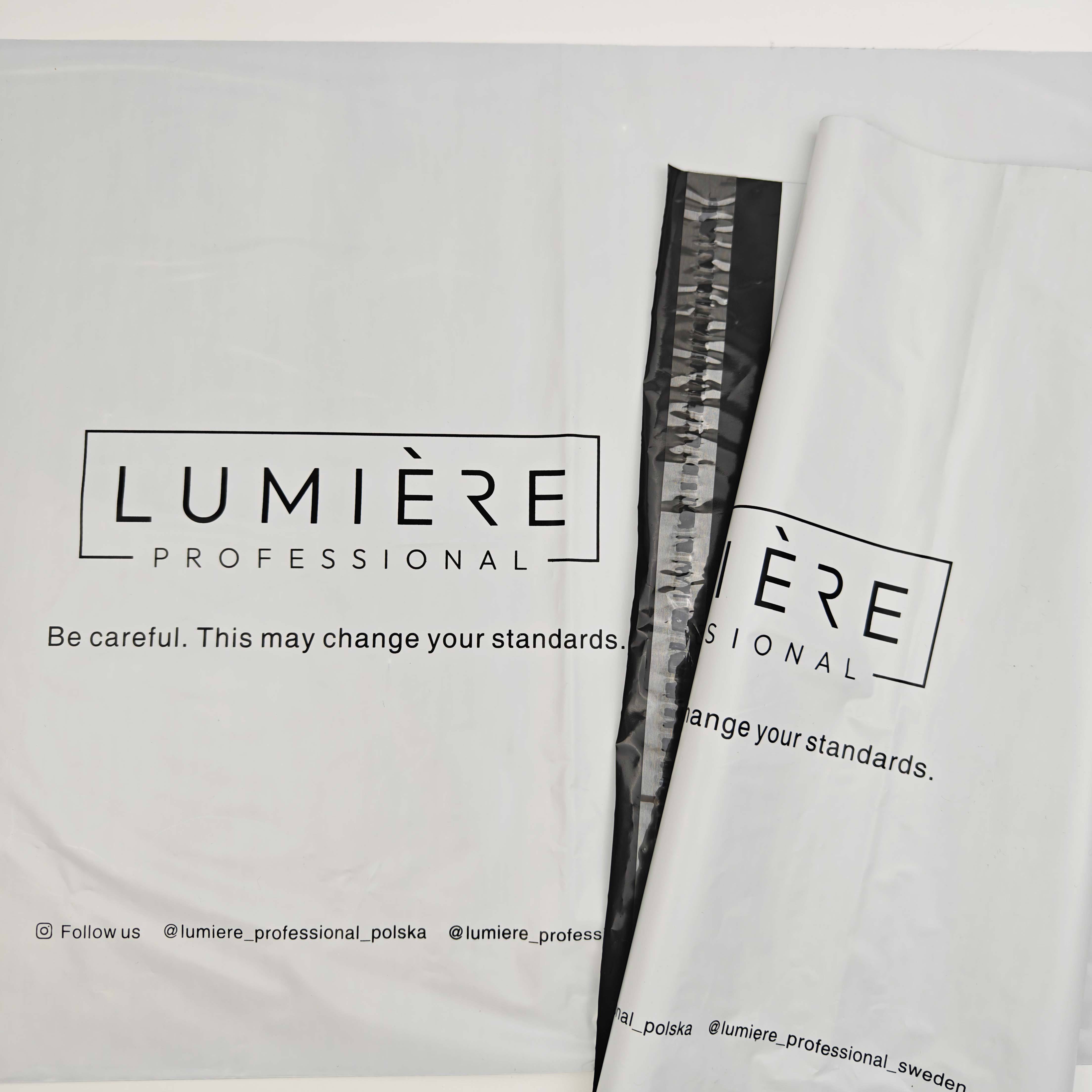 INFFY Biodegradable Poly Mailers with Custom Logo Waterproof Shipping Bags for Clothing