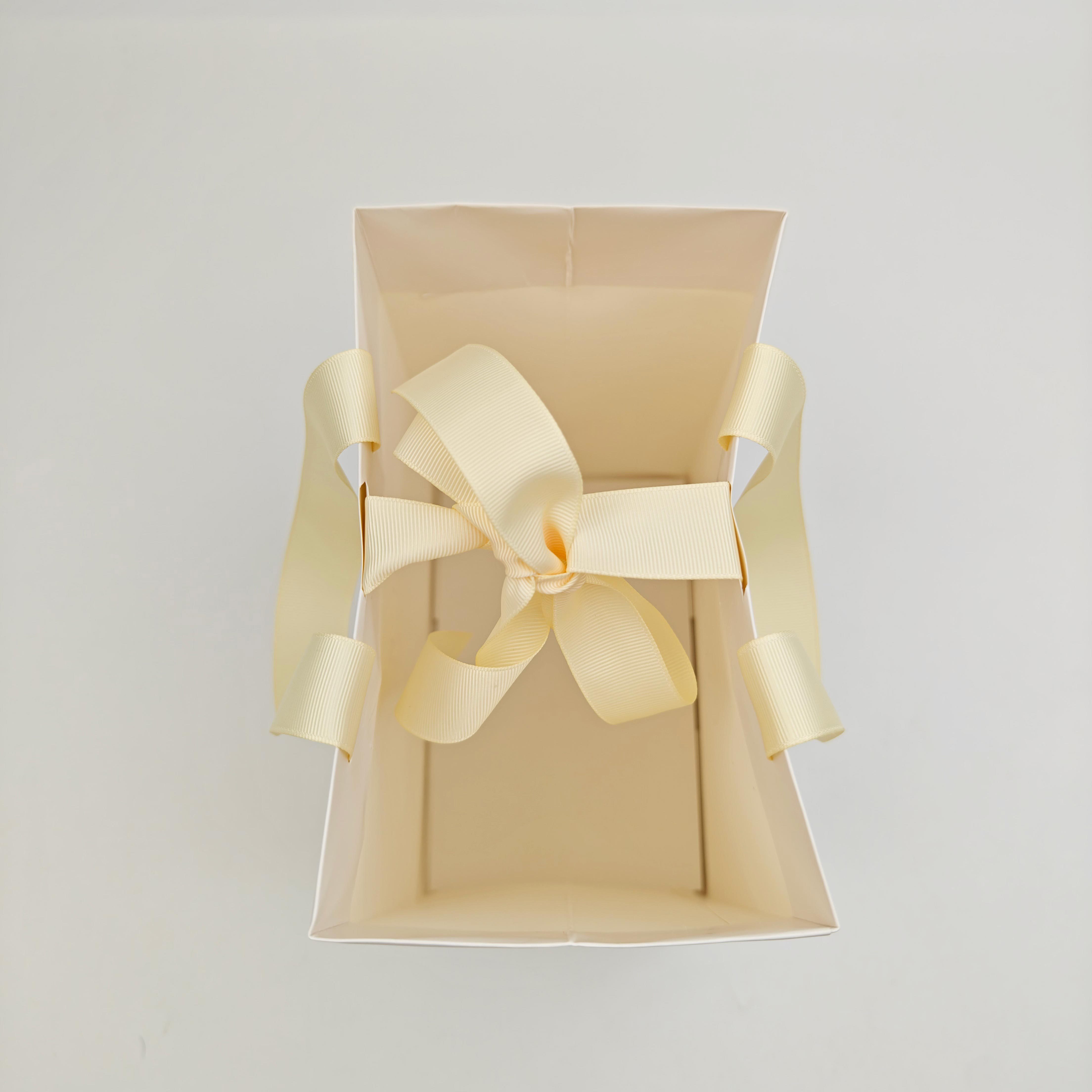 Recycled White Matte Jewelry Gift Bags with Gold Foil Logo