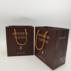 Recycled Paperboard Gift Bags with Custom Print for Apparel & Footwear